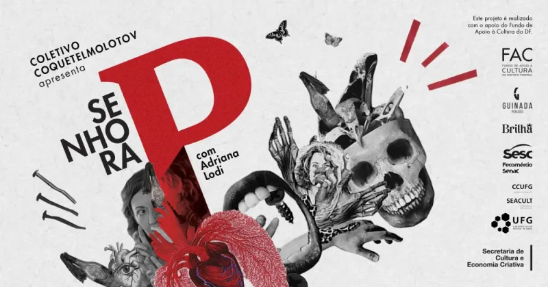 Senhora P, com Adriana Lodi – Ocupação Cena no Teatro Nacional