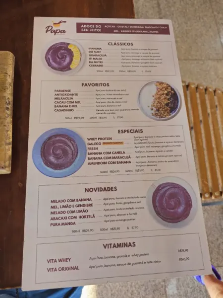 Papa Açaí Nativo 102 Norte