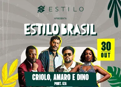 Festival Estilo Brasil: Criolo, Amaro Freitas e Dino D'Santiago, com Iza