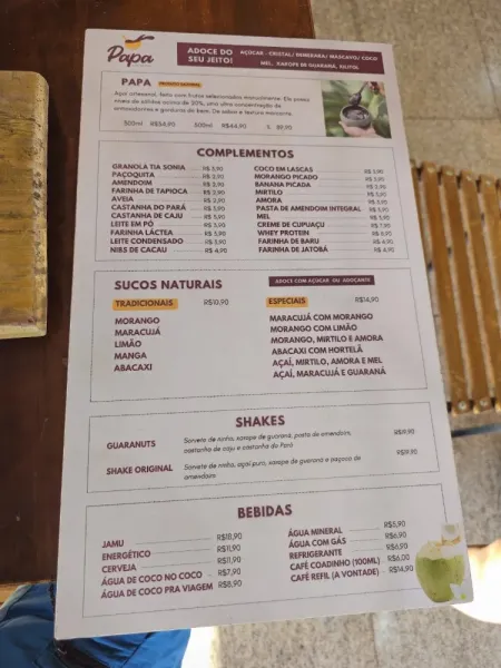 Papa Açaí Nativo 102 Norte