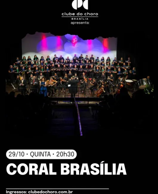 Coral Brasília – Ponto de Encontro, no Clube do Choro