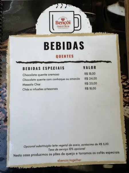 Bençoi Together Cafés Especiais