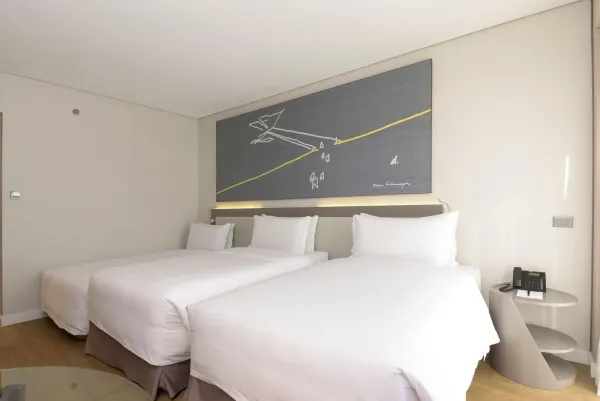 Apartamento com camas de solteiro