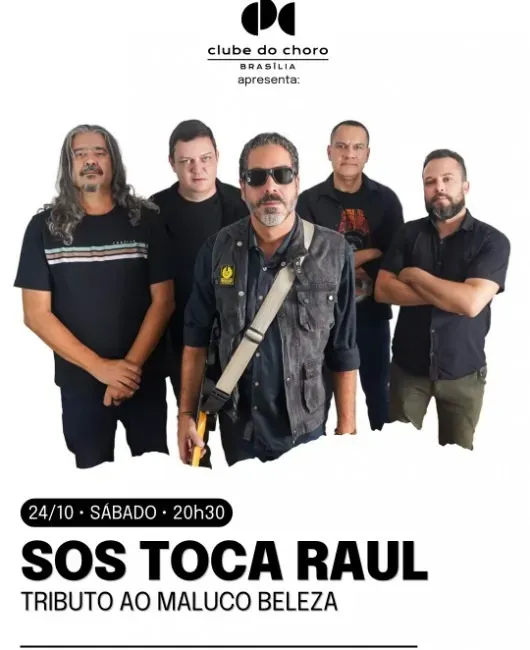 SOS Toca Raul – tributo a Raul Seixas no Clube do Choro