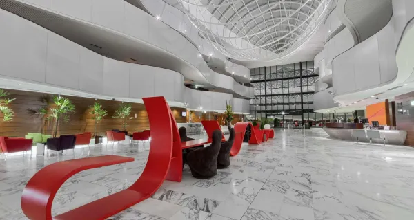 Saguão do hotel