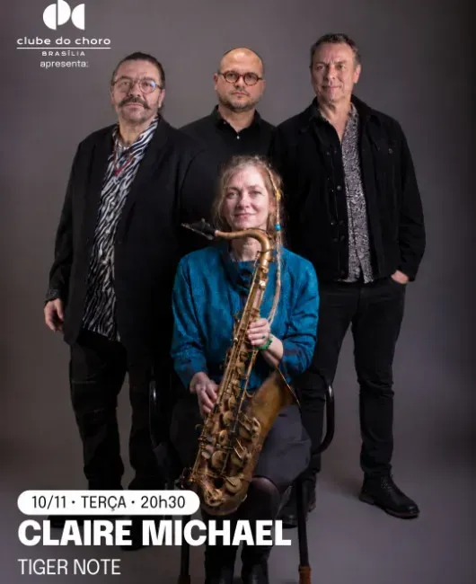 Claire Michael Group – Tiger Note, jazz francês no Clube do Choro