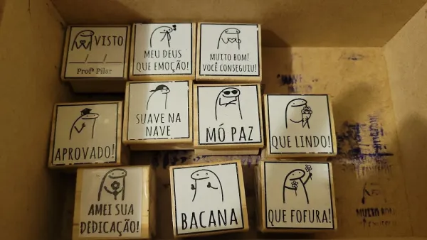 Chaveiro e Carimbos Fio de Ouro