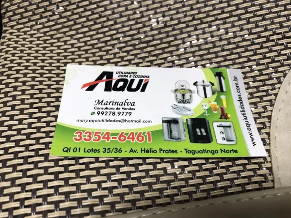 Aqui Utilidades Copa e Cozinha
