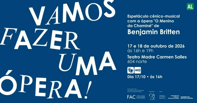 Vamos fazer uma Ópera! – O Menino da Chaminé, de Benjamin Britten