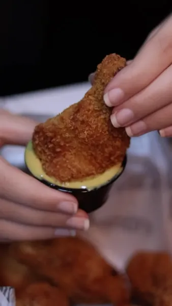 Frango empanado da casa