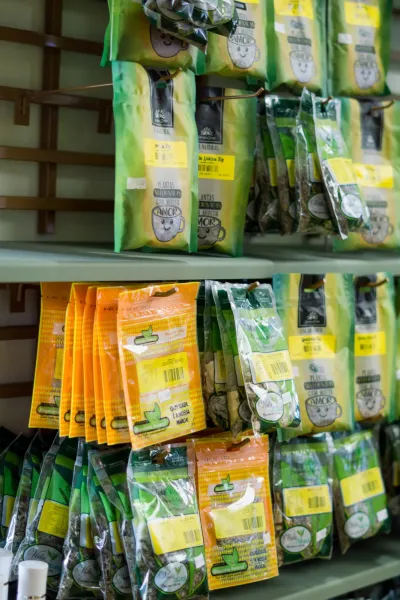 Chás e produtos naturais