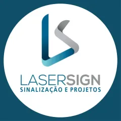 Logo Lasersign Sinalizacao e Projetos